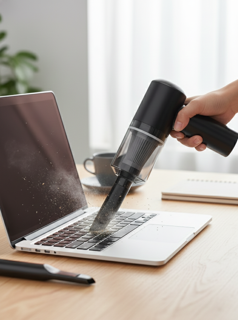 DustIQ Mini  | Portable Air Duster Wireless Vacuum Cleaner