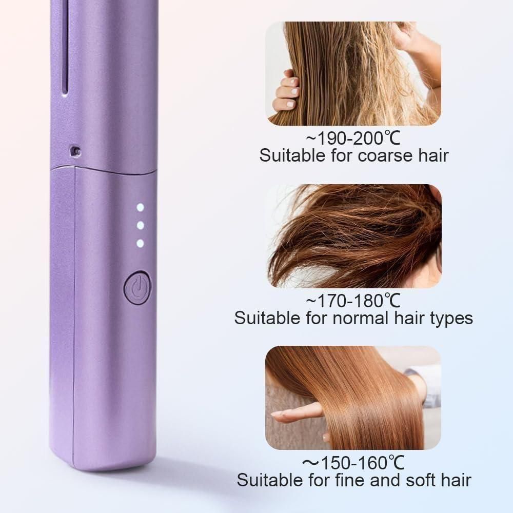 Elara Smooth Cordless Mini Hair Straightener